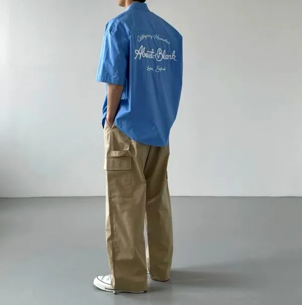 Casual Men's Short Sleeve Shirt - Comfortable and Breathable for Summer Styling