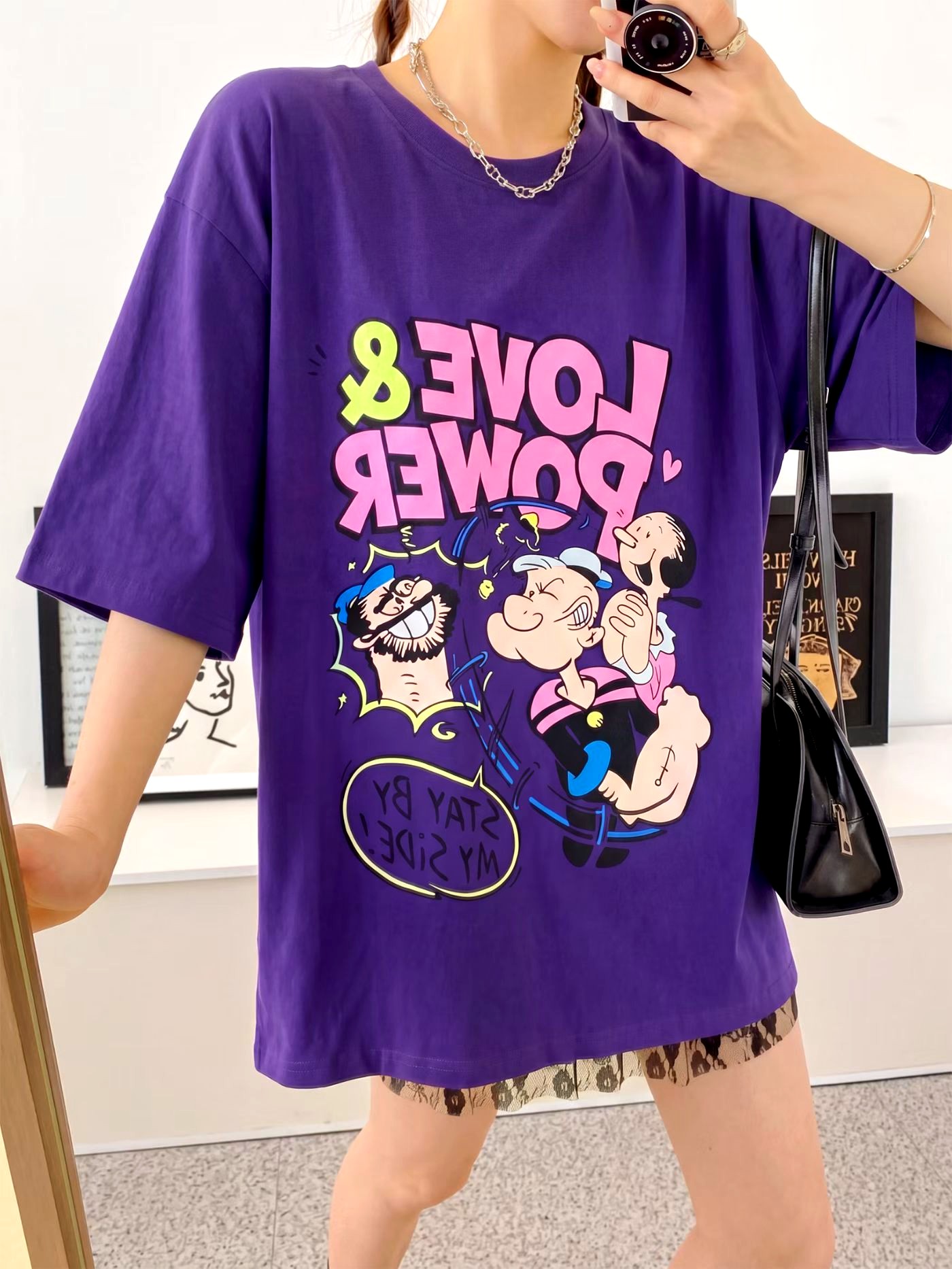 Unique Printed Loose T-Shirt to Showcase Your Individual Charm New model launched