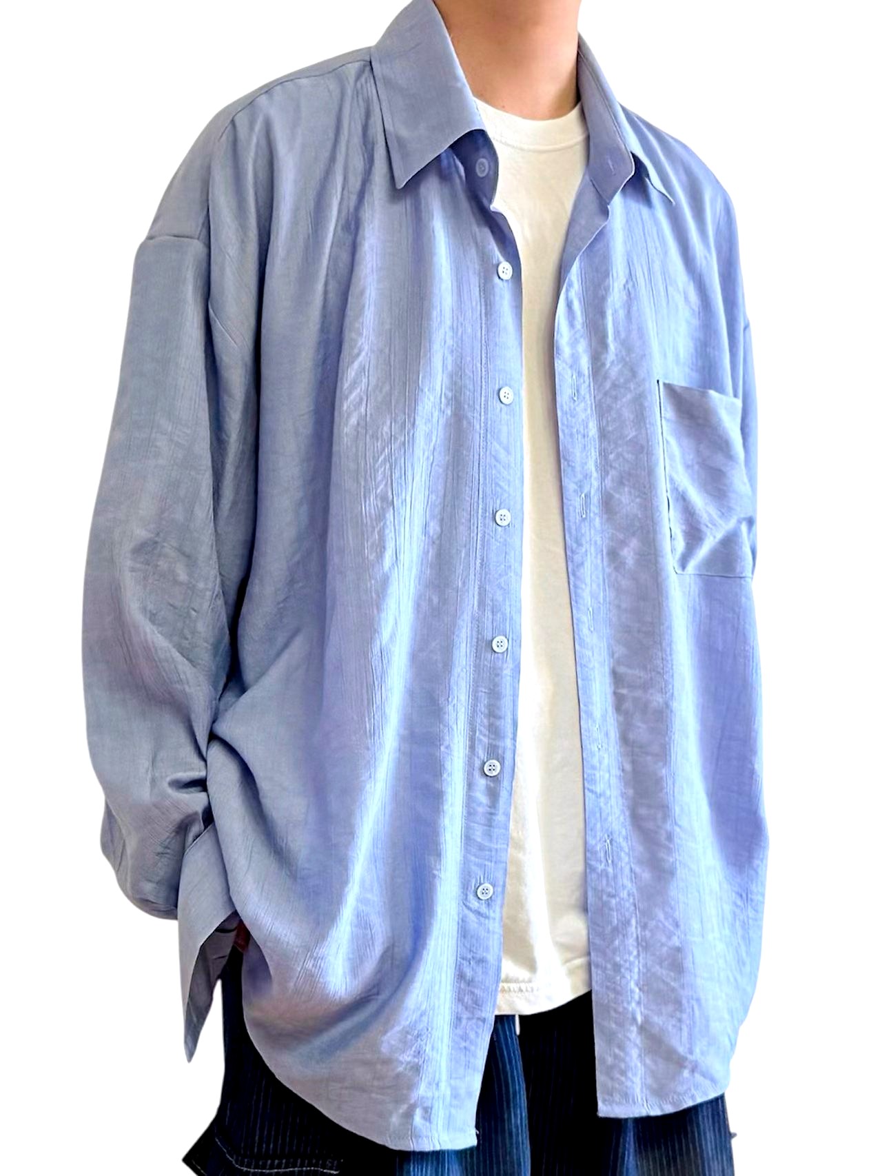 Lightweight Breathable Men's Shirt, Casual Comfort, Summer Essential