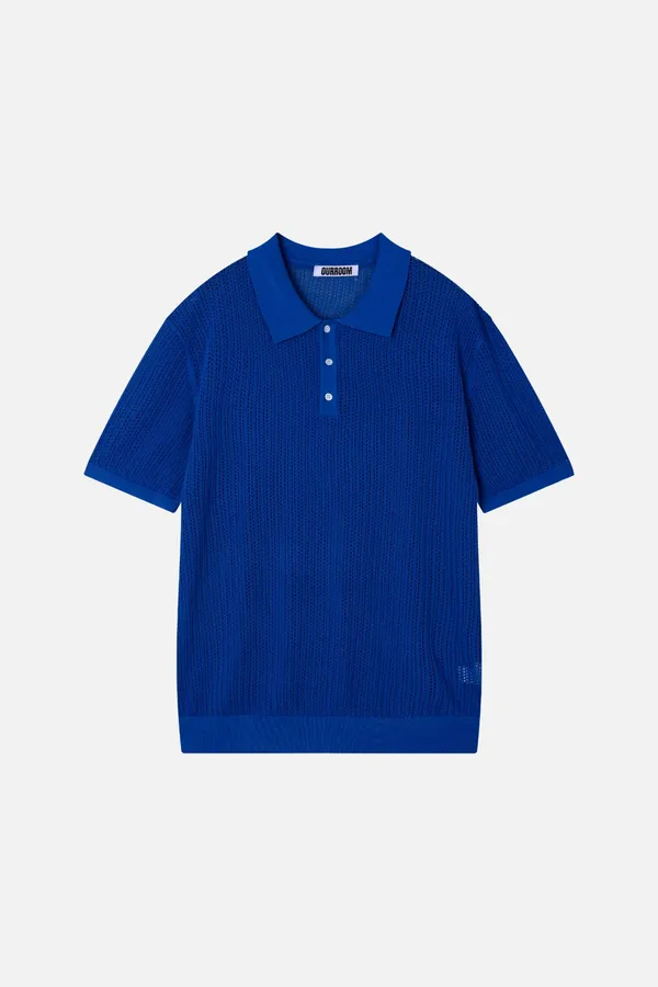 Stylish Men's Short Sleeve Knit Top - Comfortable and Breathable for Casual Occasions