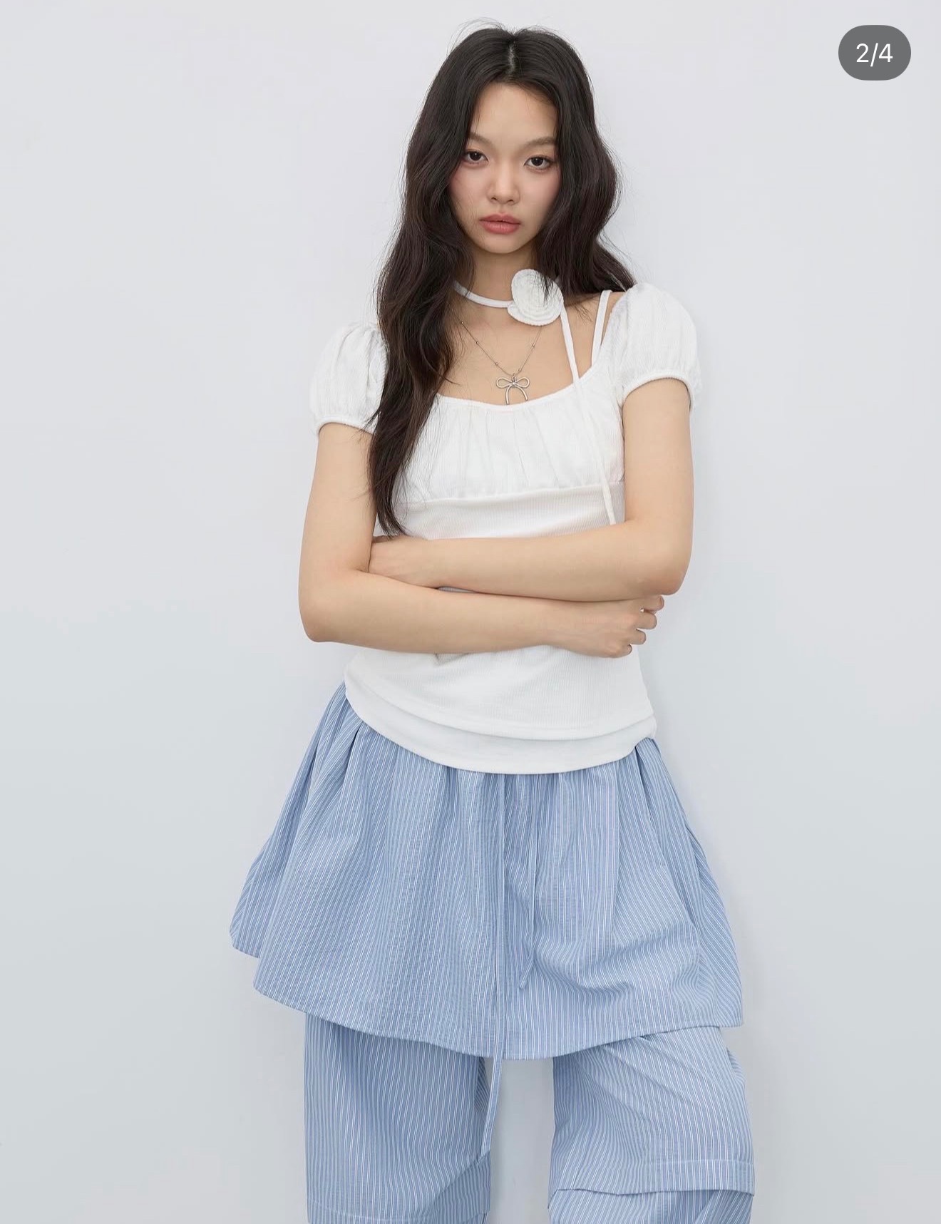 Fashion Loose Striped Women's Pants, Comfortable Casual Style