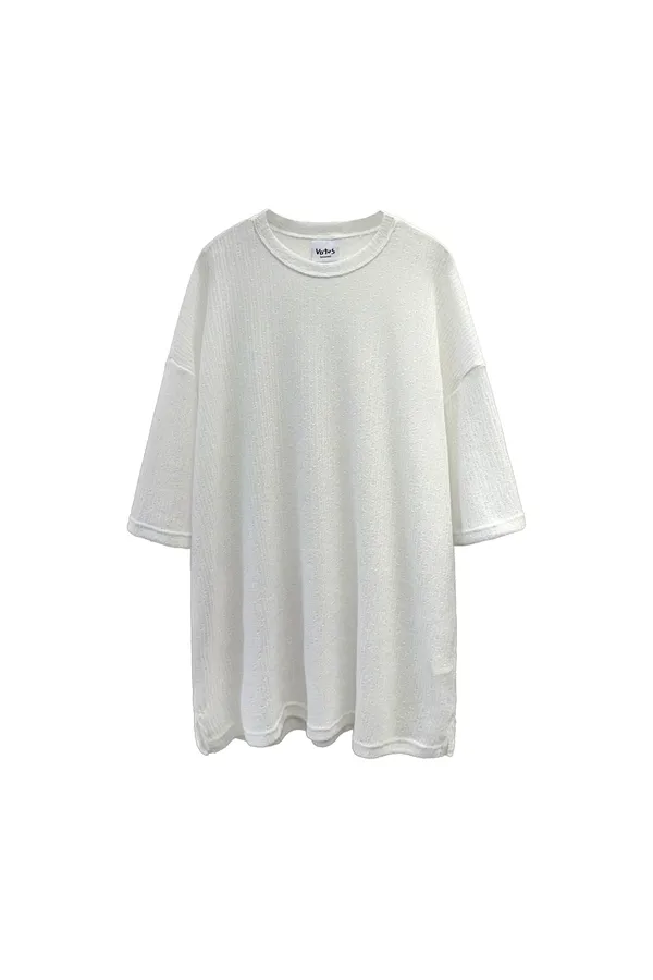 Minimalist Comfortable Men's Top, Breathable Cotton Short Sleeve T-Shirt