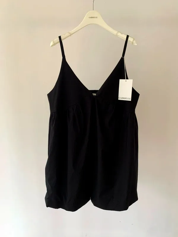 Elegant Black Spaghetti Strap Dress - Chic and Stylish
