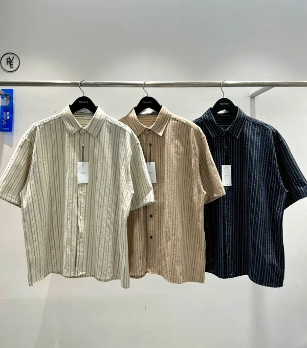 Stylish Striped Short Sleeve Shirt for Men - A Summer Essential