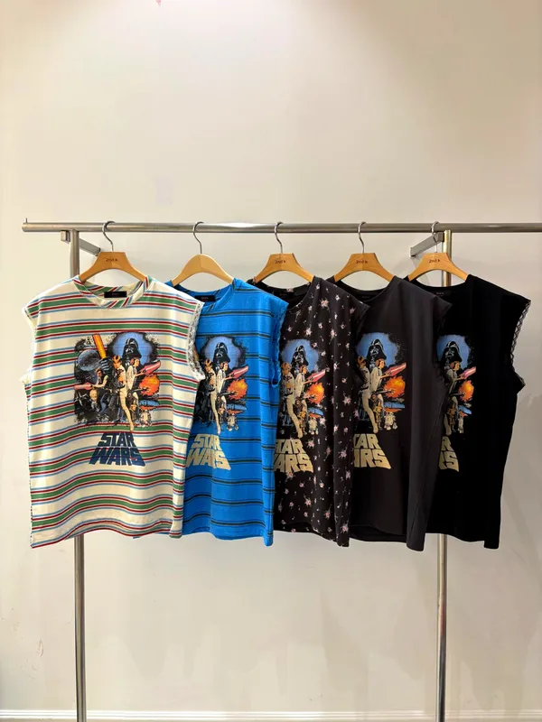 Galactic Battle Printed Women's Top - Fashionable Casual Style
