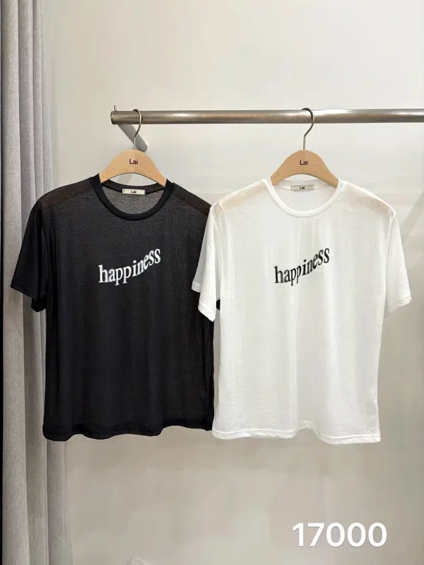Stylish Minimalist Letter Printed Short Sleeve T-Shirt