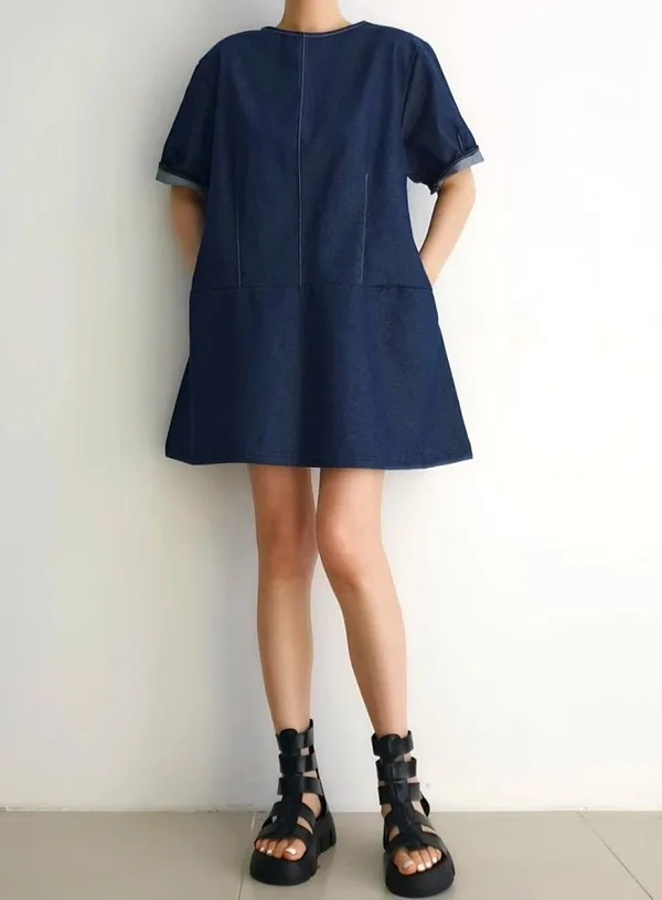 Stylish Casual Denim Dress - A Must-Have for Fresh Summer Days New model launched