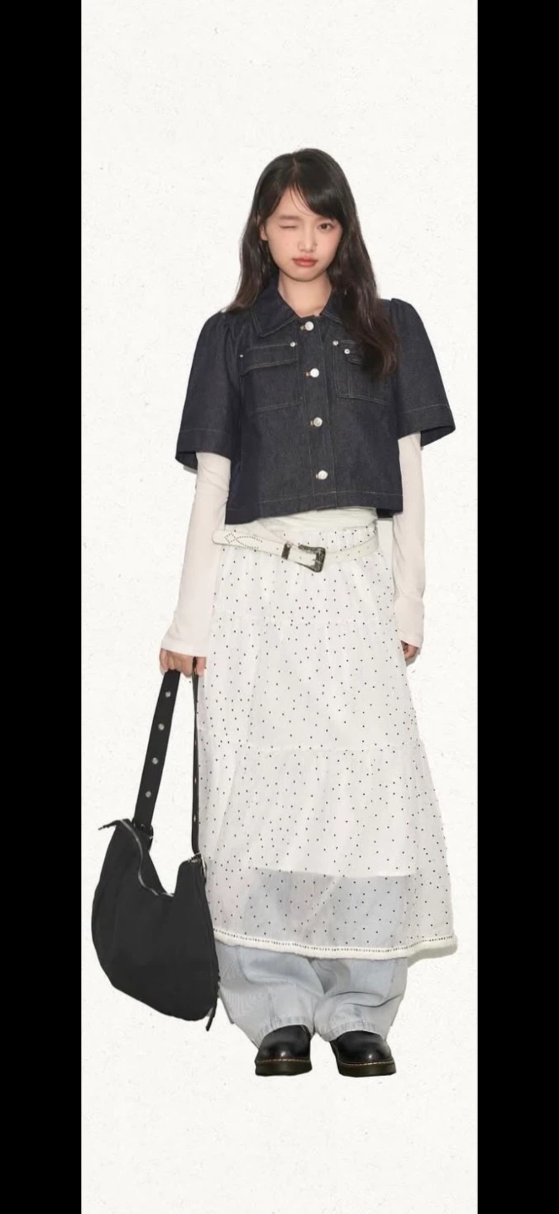 Fashionable Casual Women's Jacket, Short Denim Design