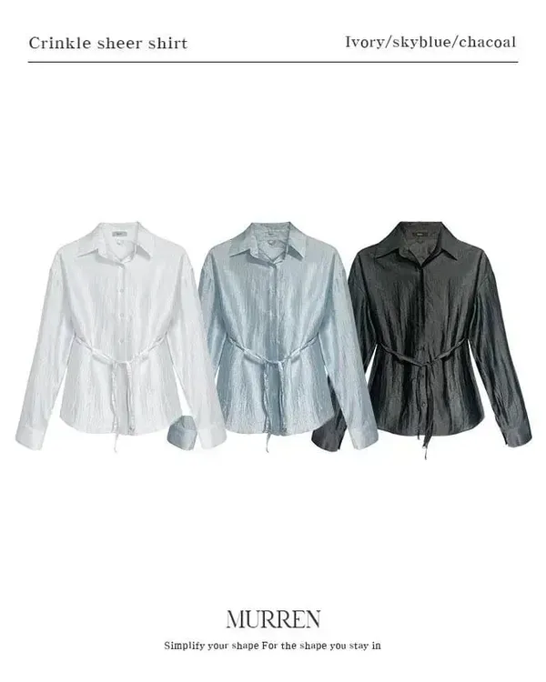 Lightweight Pleated Shirt - Simple and Stylish for Any Occasion