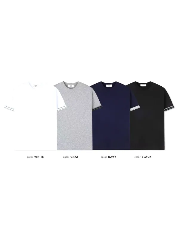 Classic Men's Short Sleeve T-Shirt - Comfortable and Versatile for Everyday Wear