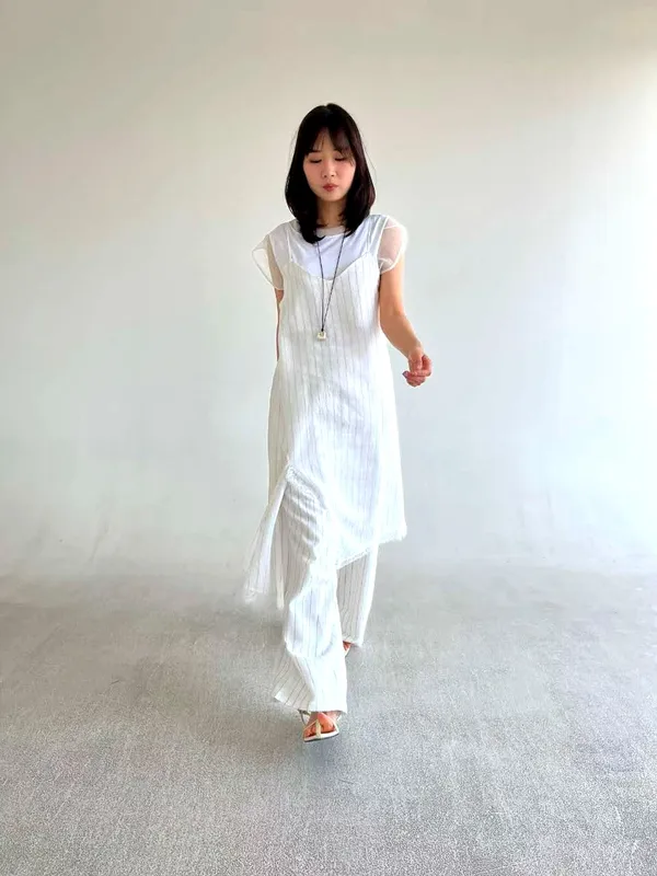 Fresh Striped Women's Dress - Elegant and Comfortable